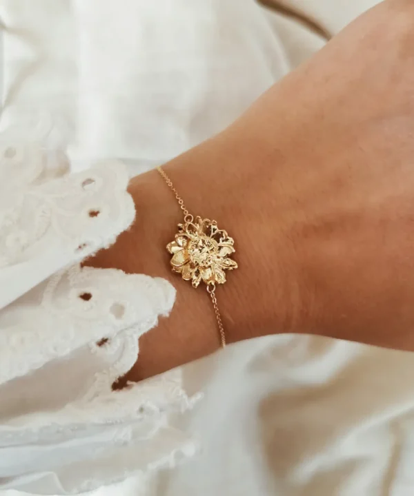 ELISE TSIKIS Jewellery>PULSERA GORDESE DORADO