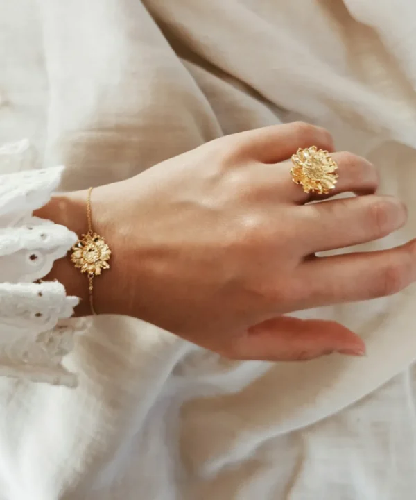 ELISE TSIKIS Jewellery>PULSERA GORDESE DORADO