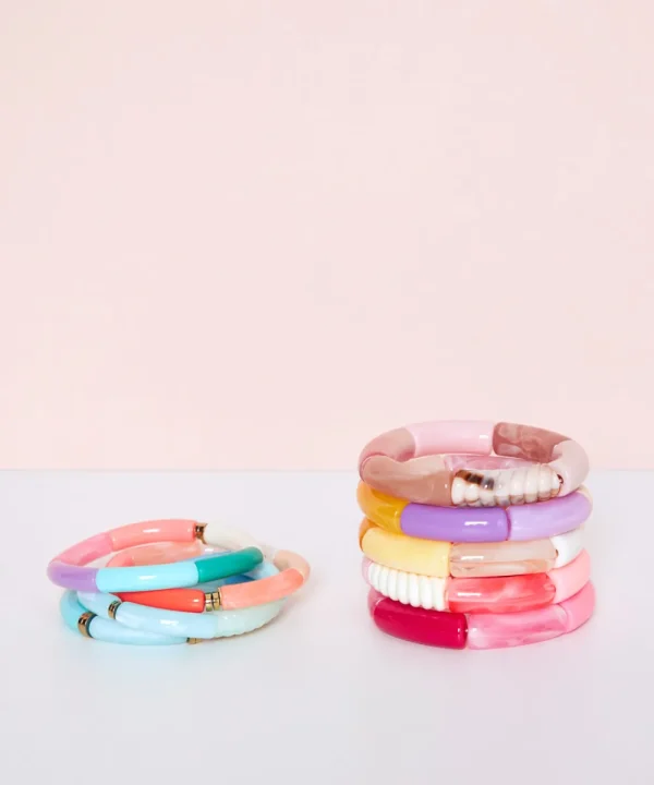 LA FOLIE Jewellery>PULSERA RESINA ELASTICA