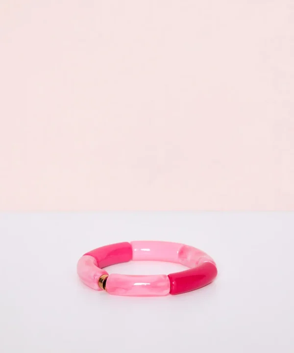 LA FOLIE Jewellery>PULSERA RESINA ELASTICA