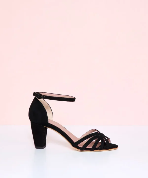 ANNIEL Heels | Sandals>SANDALIA RAINBOW 7CM TACON NEGRO