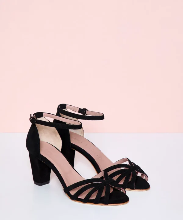 ANNIEL Heels | Sandals>SANDALIA RAINBOW 7CM TACON NEGRO