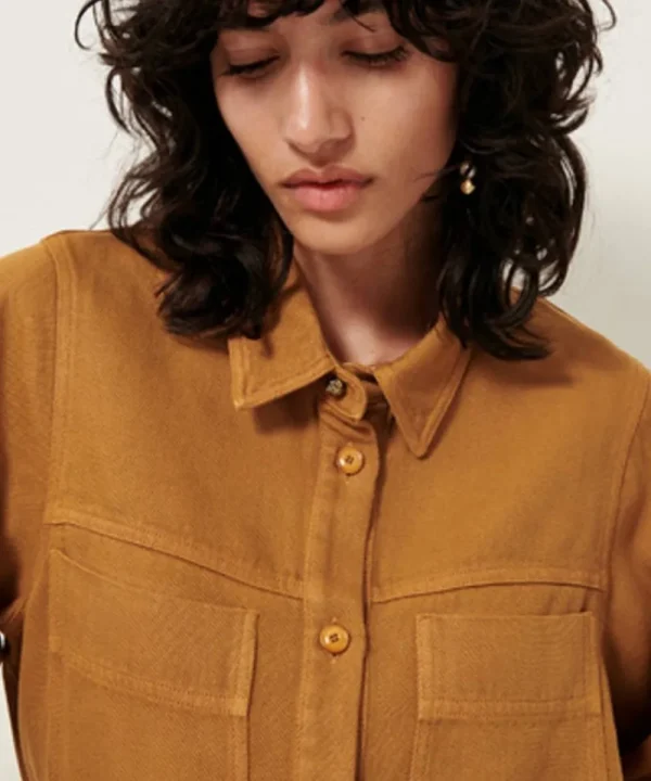 SESSUN Shirts & Tops>SOBRECAMISA LEONE CAMEL