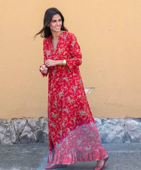 LFC Dresses>VESTIDO BONFIM ROJO