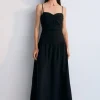 THE NEW SOCIETY Dresses>VESTIDO EROS LARGO NEGRO