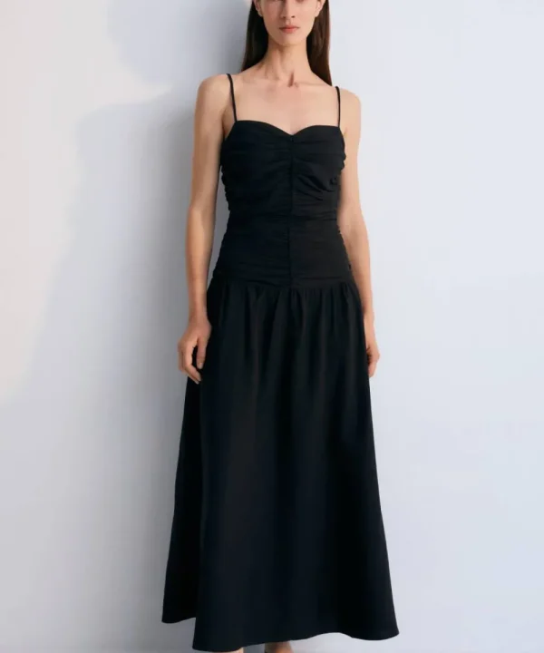 THE NEW SOCIETY Dresses>VESTIDO EROS LARGO NEGRO