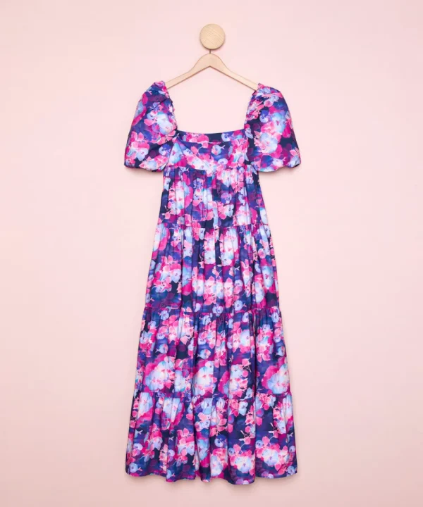 LFC Dresses>VESTIDO HORADADA LARGO FLORES