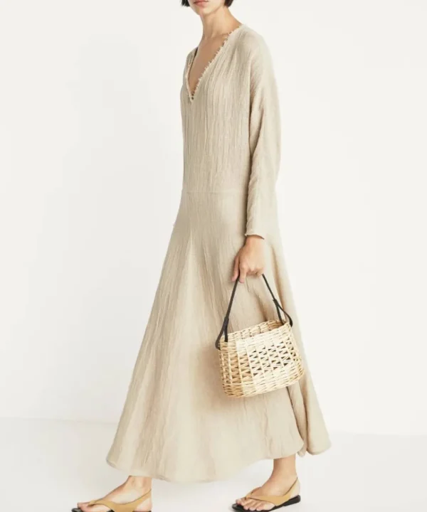 MASSCOB Dresses>VESTIDO LEIDEN NUDE