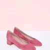 ANNIEL Shoes>ZAPATO ONDINA ANTE TACON ROSA