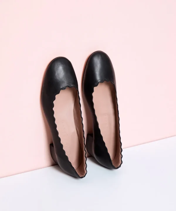 ANNIEL Shoes>ZAPATO ONDINA TACON NEGRO